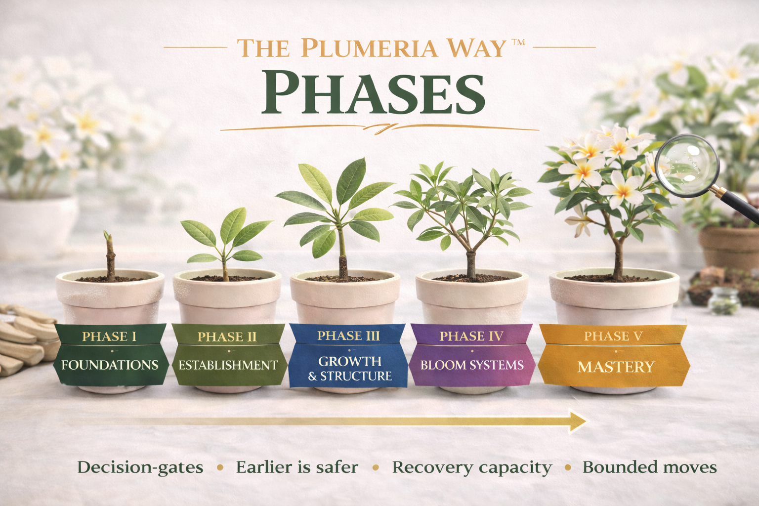 The Plumeria Way five-phase plumeria growing system overview