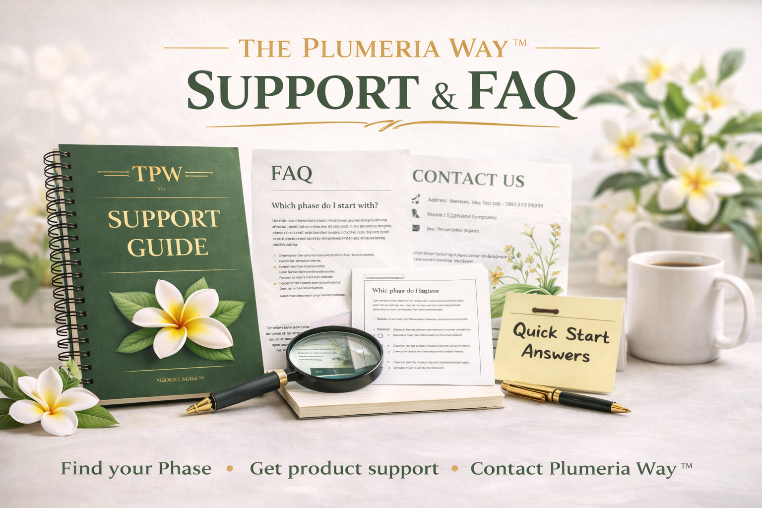 The Plumeria Way support and guide materials
