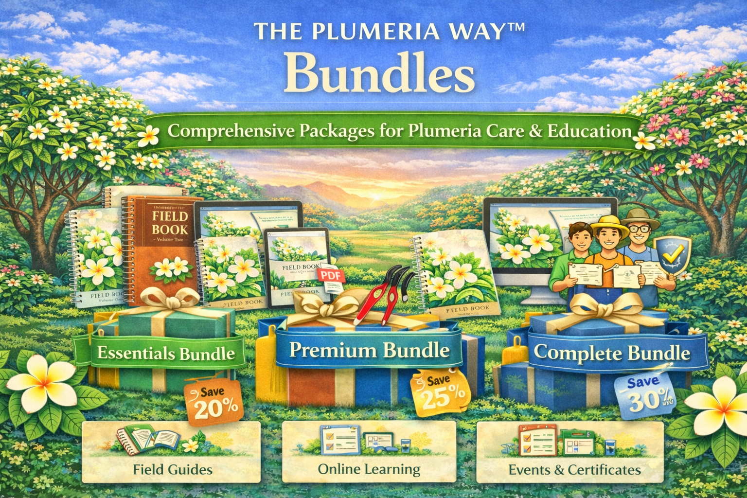 The Plumeria Way bundle overview