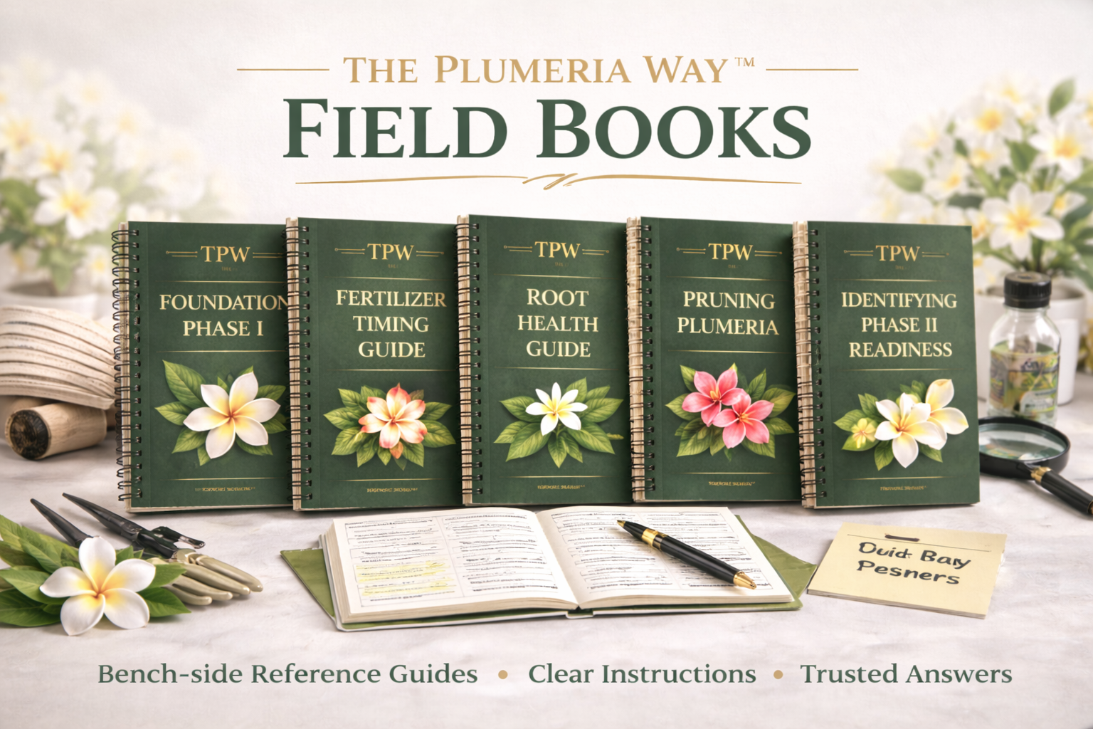 The Plumeria Way Field Books collection