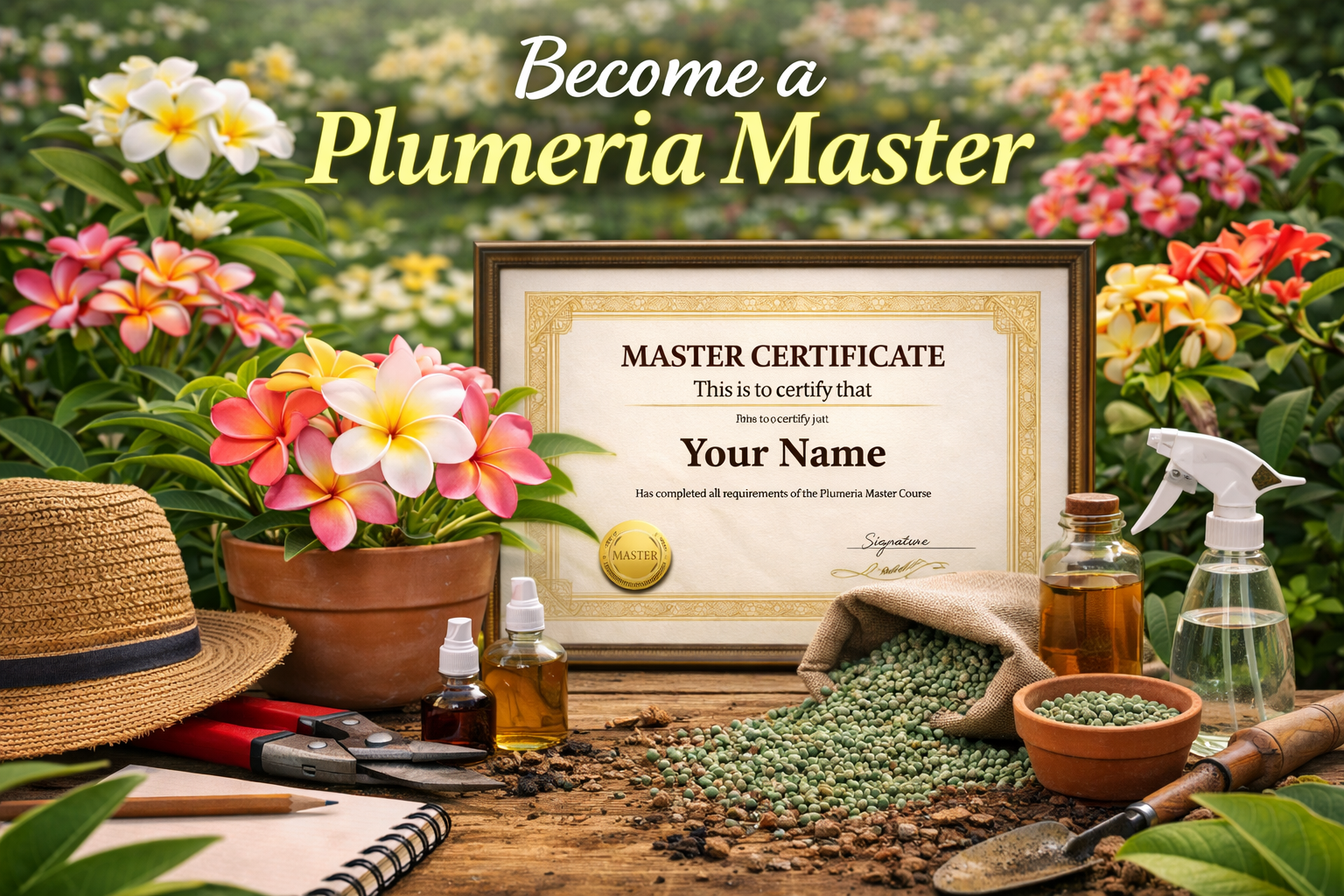 The Plumeria Way Master Learning Path showing advanced plumeria decision discipline and long-term system control