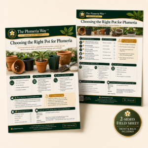 The Plumeria Way™ Grow Guide — Choosing the Right Pot for Plumeria