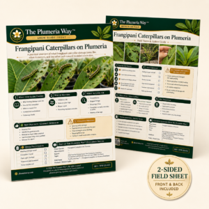 The Plumeria Way™ Grow Guide — Frangipani Caterpillars on Plumeria