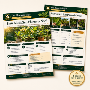 The Plumeria Way™ Grow Guide — How Much Sun Plumeria Need