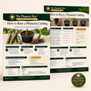 The Plumeria Way™ Grow Guide — How to Root a Plumeria Cutting
