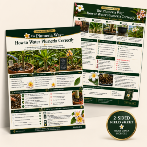 The Plumeria Way™ Grow Guide — How to Water Plumeria Correctly