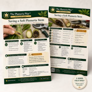 The Plumeria Way™ Grow Guide — Saving a Soft Plumeria Stem