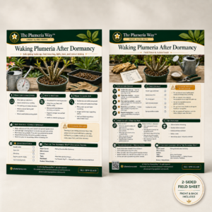 The Plumeria Way™ Grow Guide — Waking Plumeria After Dormancy